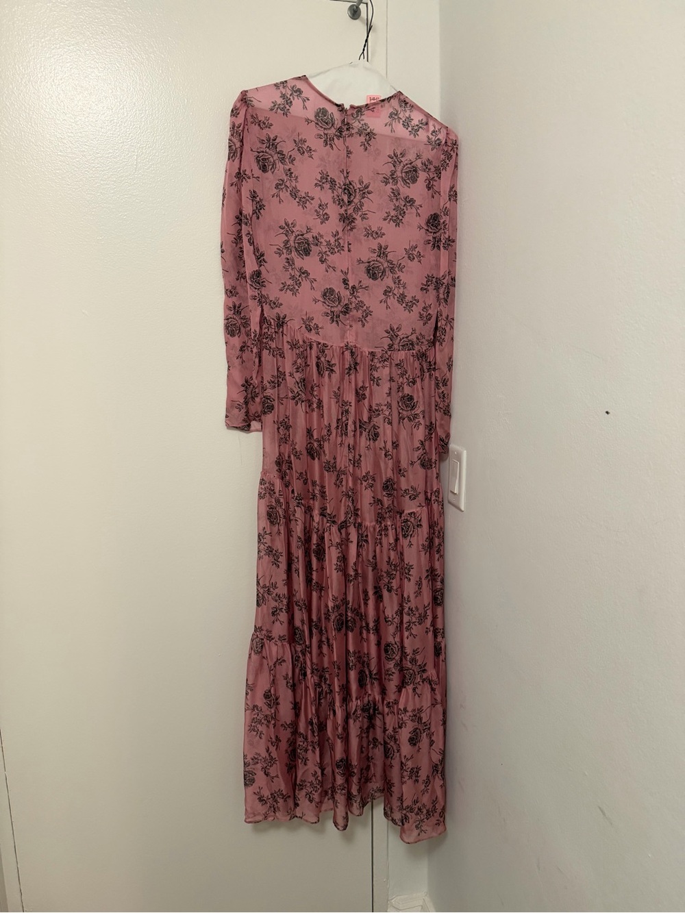 Philosophy di Lorenzo Serafini Pink Floral Tiered Maxi Dress - Picture 5 of 6